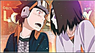 obito rin love story edit shorts [upl. by Jona617]