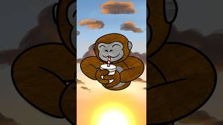 Drink ice coffee panic attack gorillatag animation [upl. by Airod]