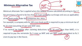 What is Minimum Alternative Tax   Minimum Alternative Tax అంటే ఏమిటి  La Excellence [upl. by Nekciv]