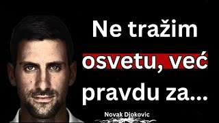 Novak Djokovic  Legendarni Citati I Mudrosti Najboljeg Tenisera Sveta [upl. by Nangem]