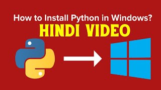 How to Install Python On Windows in 2025 in an easy way Explained In Hindi [upl. by Lenno]