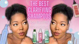 THE BEST CLARIFYING SHAMPOOS TO UP YOUR NATURAL HAIR GAME  Natural Hair Faves [upl. by Noskcaj372]