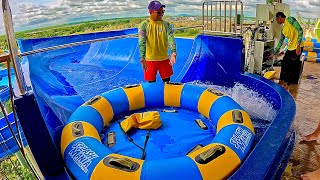 Familyfriendly Water Ride Rafting Slide at SplashMania WaterPark [upl. by Oriaj977]