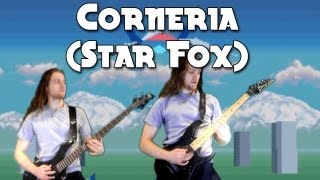 Corneria Star Fox on guitar  MetalRock Remix Version  Stage 1 Music First Level SNES [upl. by Sosthina]