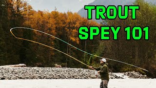 Trout Spey Casting 101 What You Need to Get Started [upl. by Teodorico]