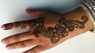 how to do a simple henna design [upl. by Kayla]