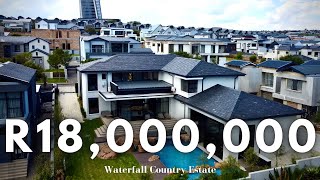 Inside the LARGEST ESTATE in Waterfall  R18000000 Modern Family Home in Waterfall Country Estate [upl. by Lara]