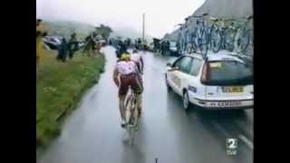 Tour de France 1998  15 Les Deux Alpes Pantani 12 [upl. by Eicyac]