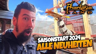 PHANTASIALAND SAISONSTART 2024  Alle Neuheiten amp Änderungen  Rundgang durch den Freizeitpark [upl. by Avon906]