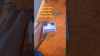 lithium battery charger with display show battery parstage viralvideo battery charger [upl. by Curt]