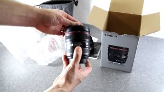 Canon EF 2470mm f4 L IS USM Unboxing amp Test [upl. by Araek758]