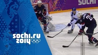 Ice Hockey  USA 0  5 Finland  Mens Full Bronze Medal Match  Sochi 2014 Winter Olympics [upl. by Robertson798]