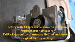 Testing turbocharger electronic actuator [upl. by Sisto21]