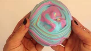 Rainbow Fluffy Slime Recipe  Mellisa Swigart [upl. by Amles710]