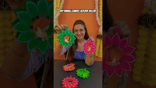 Diy Diwali Candle Holder Decor craf 🌟 diy diwali papercraft decoration shorts youtubeshorts [upl. by Monah]