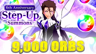 🌟 9000 ORBS  6TH ANNIVERSARY AIZEN SUMMONS LETS GO 🌟 Bleach Brave Souls [upl. by Erek261]