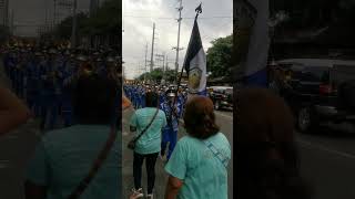 Las Pinas Band 91  Las Pinas City  Christ The King Fiesta 2023 marchingband bandparade fiesta [upl. by Nnaeiluj]