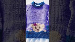 Very stylish handknitting baby sweater design [upl. by Budwig361]