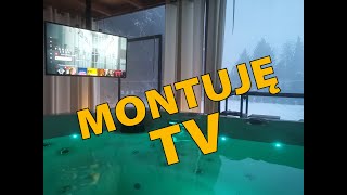 Jacuzzi ogrodowe  montuję telewizor w altanie [upl. by Honor889]