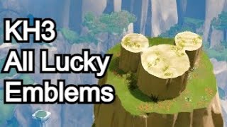 🔴 KH3 All Lucky Emblems  Memerun Monday [upl. by Farrica]