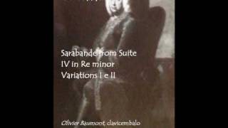 Handel Sarabanda from suite IV in re minore Variazioni I e II [upl. by Ehttam]