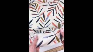 New Minerva Exclusive viscose challis dressmaking fabric  Introducing Scattered Fronds [upl. by Slaohcin141]