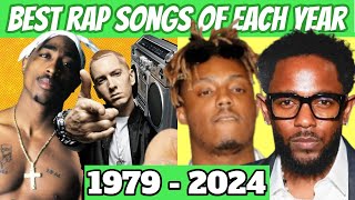 Best Rap Songs Of Each Year 1979  2024 [upl. by Haily271]