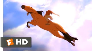 Spirit 2002  Canyon Chase Scene 910  Movieclips [upl. by Grannia]