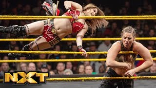 Io Shirai amp Dakota Kai vs Marina Shafir amp Jessamyn Duke WWE NXT Dec 19 2018 [upl. by Kendricks644]