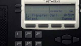 Nortel Phone Transfer Calls [upl. by Ardisj]