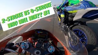 50CC 2STROKE VS 125CC 4STROKE  WHO WILL WIN 1 [upl. by Rees222]