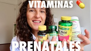 VITAMINAS PRENATALES ANTES Y DURANTE EL EMBARAZO 💊 DHA ✅ EMBARAZO CON 42 AÑOS 🤰🏻 [upl. by Enwad563]