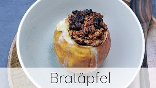 Bratäpfel  Rezept HCLF amp vegan [upl. by Solegna483]