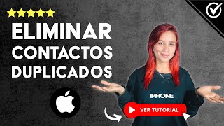 Cómo ENLAZAR o ELIMINAR los CONTACTOS DUPLICADOS en tu iPhone  👥 Fusionar Contactos en 2 Pasos 👥 [upl. by Annunciata]