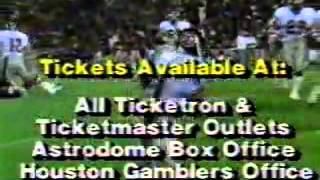 USFL  Houston Gamblers Promo [upl. by Smailliw]