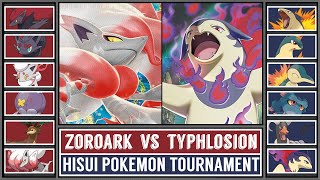 Semifinal HISUI ZOROARK vs HISUI TYPHLOSION  Hisui Pokémon Tournament Battle 5 [upl. by Magocsi]