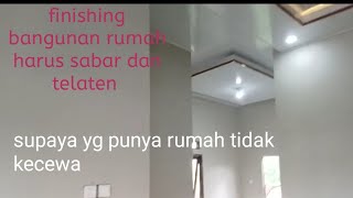 finishing bangunan rumah beton hasil nya sesuai tuan rumah puas tukang pun ikut senang [upl. by Zoller]