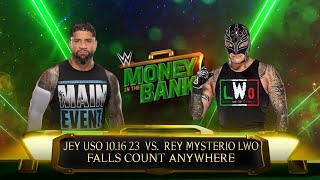 WWE 2K23 Jey Uso VS Rey Mysterio Falls Count AnyWhere Match 2K23 [upl. by Lebatsirhc]