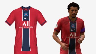 PSG Custom FIFA 21 Kit  60 Seconds 1 Kit [upl. by Artemed185]