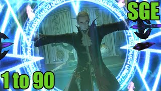 FFXIV Endwalker Sage 1 to 90 Leveling Skills Guide [upl. by Hereld835]