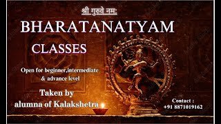 IBharatanatyam classes Kalakshetra style dance kalakshetra bharanatyam newyoutuber [upl. by Orest]