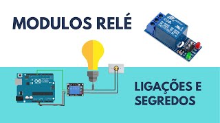 Como usar um Módulo Relé  Arduino [upl. by Finn]