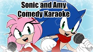 Sonic and Amys Comedy Karaoke  Baby Its Cold Outside ❄ [upl. by Reifnnej]