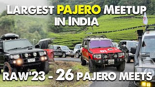 Largest Pajero meetup in India  Team Legendary  Lechmi Estate Munnar [upl. by Solakcin]