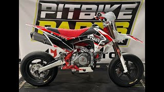 Symotos SYV140 140cc Supermoto Pit Bike Walk Around [upl. by Hibbitts]