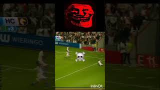 Geico Longest knee slide ☠️🤯🤩 football troll treand trollface editing shorts [upl. by Aetnahs]