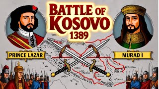 The Battle of Kosovo 1389 Rise of the Ottoman Empire  Ottoman Expansion and Serbian Defiance [upl. by Uta]