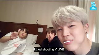 ENGSUB BTS Live Eat Jin Jimin Jungkook [upl. by Nomyt386]