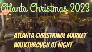 Atlanta Christmas 2023 ✨🎄🍑 Atlanta Christkindl Market Walkthrough  Buckhead [upl. by Assirral]