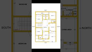 35x50 East Facing House Plan With 3 Bedroom amp Car Parking  35 By 50 East Face 3 BHK Home Design [upl. by Aihcropal630]